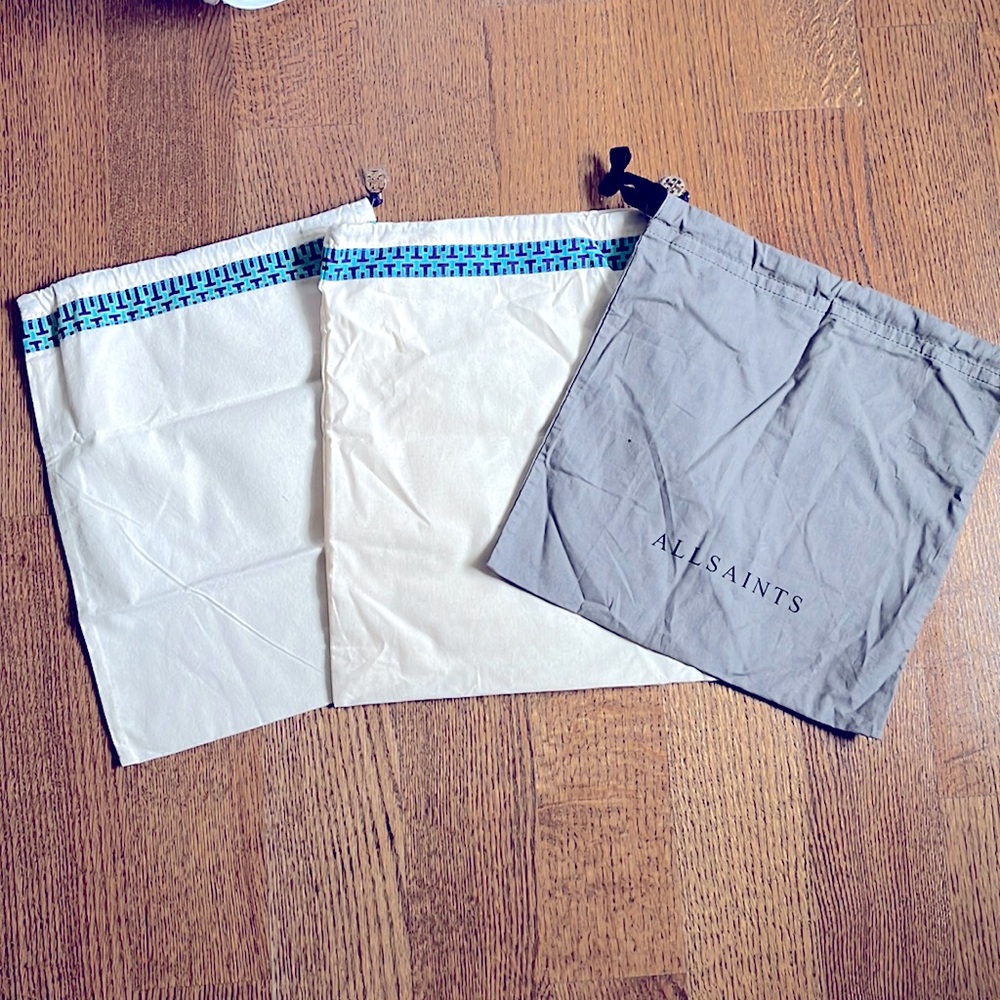 Tory Burch and All Saints Dust Bag